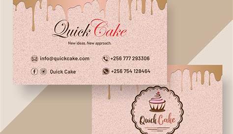 Cake Decorator Business Cards Shop Card Template Card Templates Creative