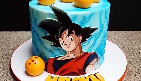 Dragon Ball z cake by Omnia fathy le petit gateau Goku birthday