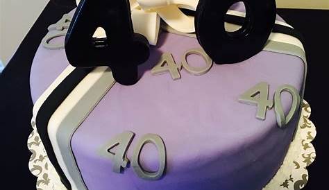 Cake Design For 40th Birthday Woman 100's & 1000's Love This Look