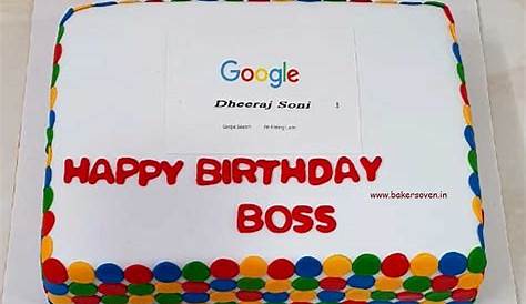 Boss Birthday Cake Decorated Cake by Sayantanis CakesDecor