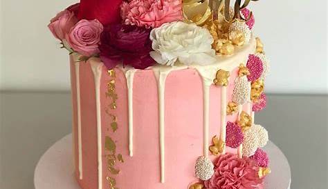 Cake Design Ideas For 21st Birthday Pin By Chelsea On Pink Drip