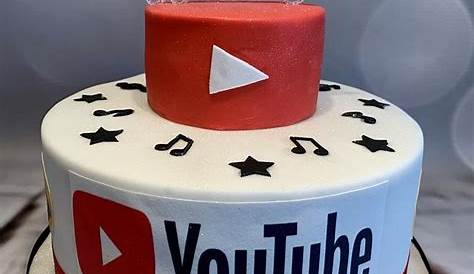 YOUTUBE THEME CAKE / HOW TO MAKE YOUTUBE CAKE DESIGN YouTube