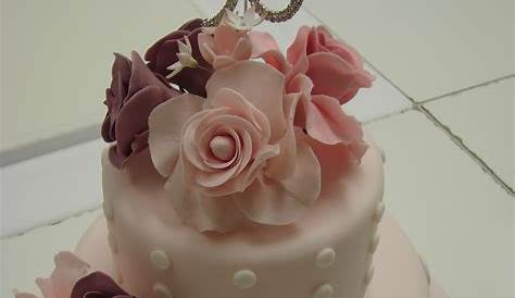 90th Birthday Cake, round cake, basketweave, roses, fondant work