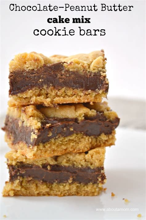 Cake Mix Cookie Bars Peanut Butter
