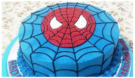 Cake Spiderman Kotak