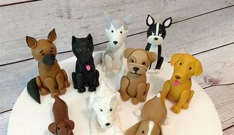 Dog Cake Toppers. Adopt a Puppy Figures Series 4 Lot of 20 by AAG.