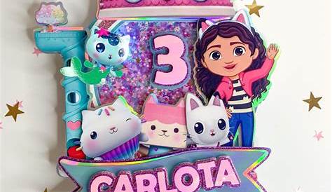 Cake Topper Gabby Dollhouse ’s Cupcake s Crafty s