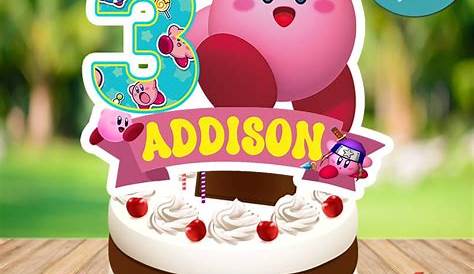 Cake Topper Kirby In 2022 s Birthday
