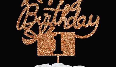 Cake Topper One Amazon 1st Birthday Smash 1st