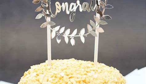 DIY cake topper with free template