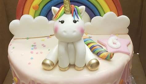 Cake Unicorn Fondant I Heart Baking! Birthday With Handmade Horn