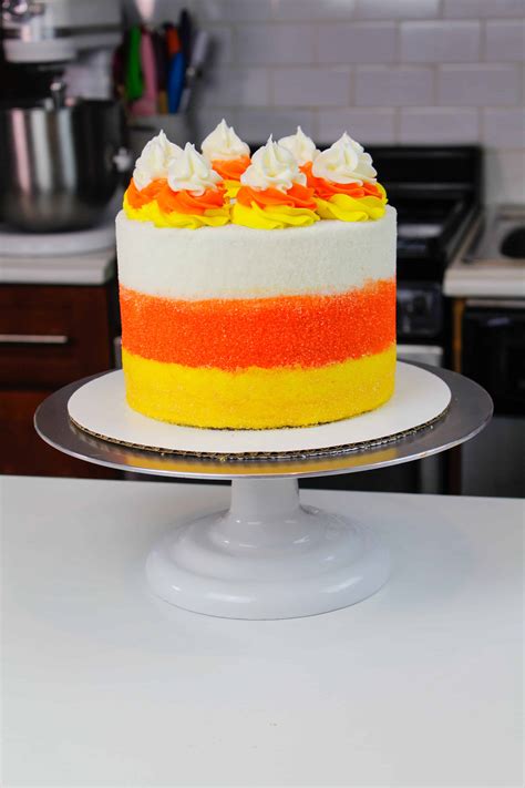 Happier Than A Pig In Mud Candy Corn Cake