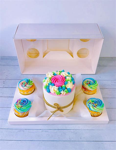 Cake And Cupcake Combo Box