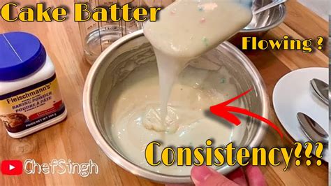 Cake Batter Not Runny