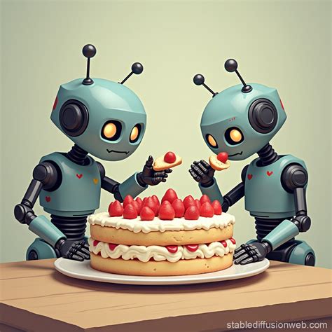 Cake Eating Robot