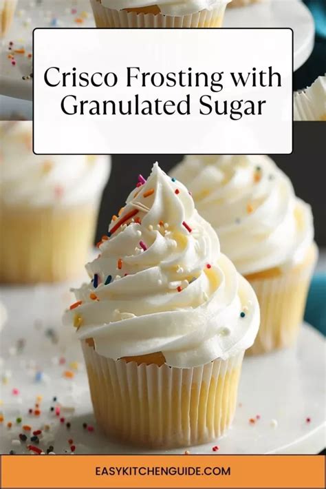 Cake Frosting Using Granulated Sugar
