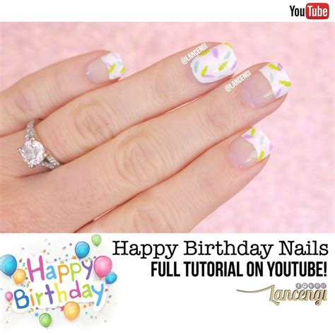 cake icing nail designs