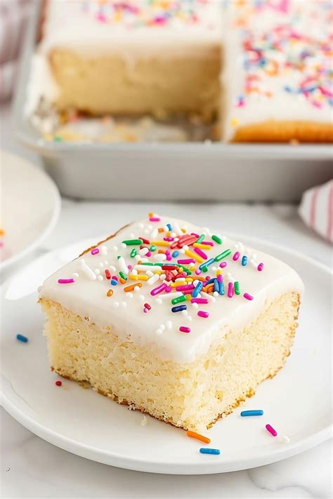 Cake In Sheet Pan