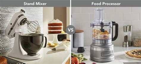 Cake Mixer Vs Food Processor