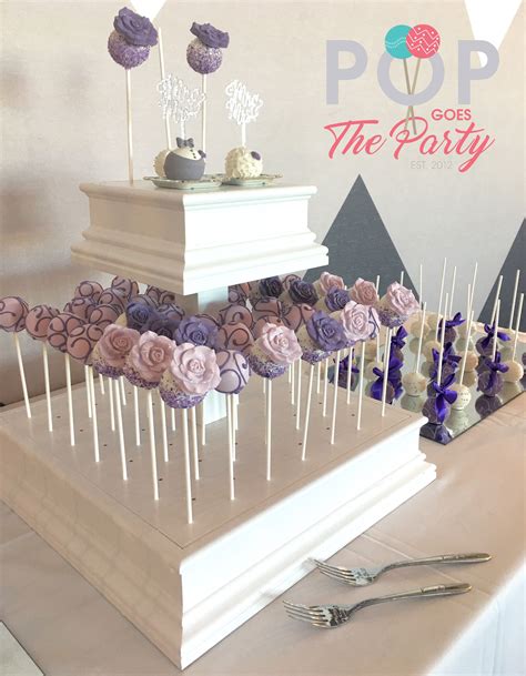 Cake Pop Wedding Display