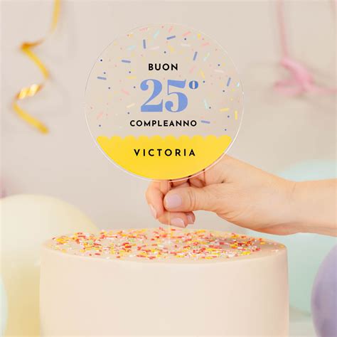 cake topper personalizzati compleanno
