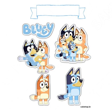 Cake Toppers Bluey