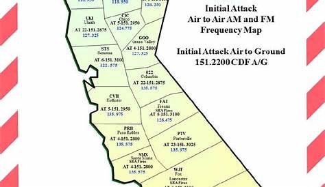 Cal Fire Air Attack Bases Map