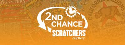 cal 2nd chance lottery