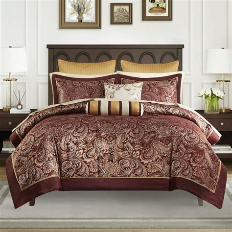 Cal King Comforter Set Red