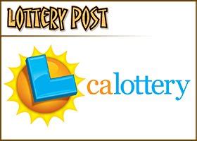 cal lottery results lottery post