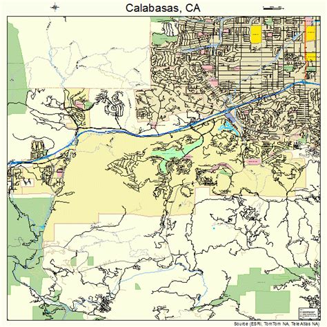 Calabasas Zip Code Map