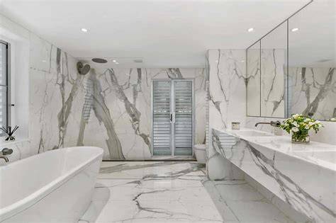 Calacatta Select Porcelain Tiles in 2020 White marble bathrooms, Grey