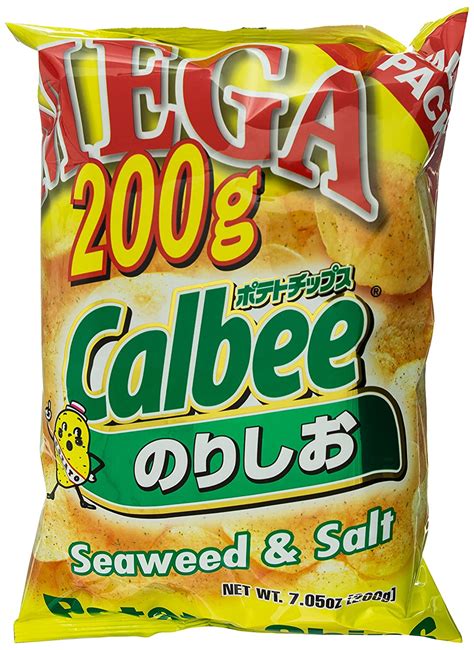 Calbee Seaweed Flavoured Potato Chips 卡樂B 紫菜味薯片 식품 스낵&과자 크리스프/감자