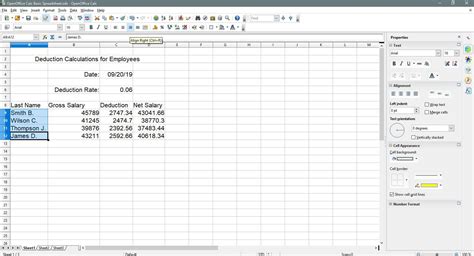 Calc in Excel