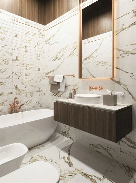 calcatta marble bathroom sink