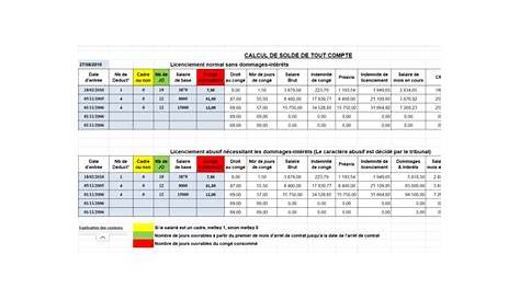 REÇU DE SOLDE DE TOUT COMPTE - Le comptable marocain