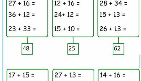 multiplication à 2 chiffres bis | Calcul ce2, Mathématiques ce2
