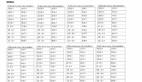 60 exercices de calcul réfléchi pour CP ou CE1 - Mathématiques CE1, CP
