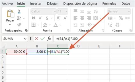 Calcular con Excel