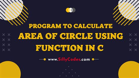 calculate area of circle using function in javascript