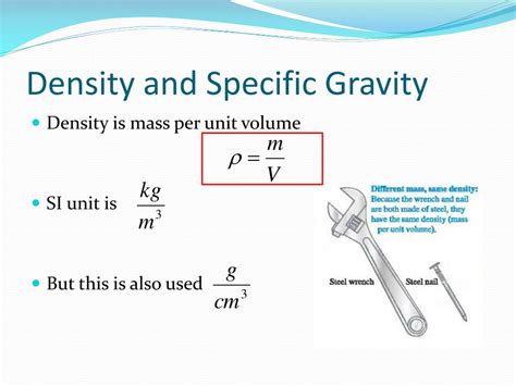 Calculate Bulk Density From Specific Gravity