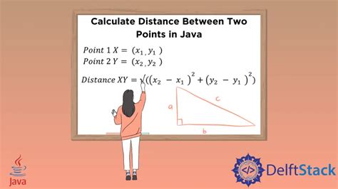 calculate distance between two points in java