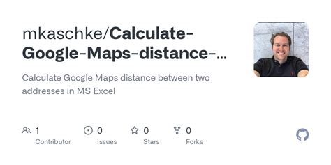 Calculate Google Maps Distance In Excel