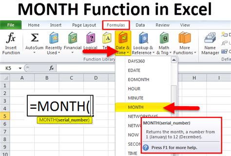 calculate months from current date in excel