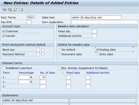 Calculate Net Due Date Sap
