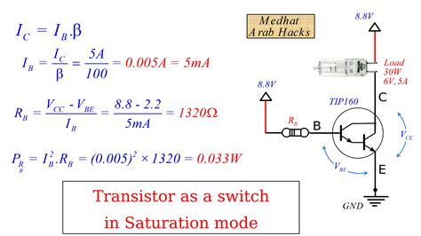 Calculate Resistor With Transistor