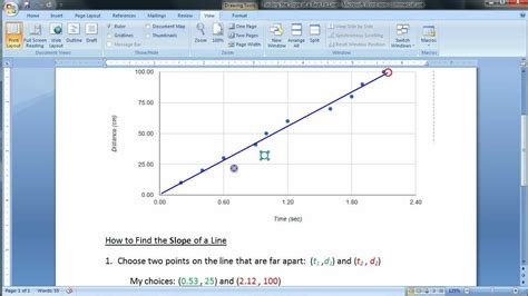 calculate slope of line of best fit in excel