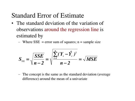 Calculate Standard Error Of Regression Coefficient