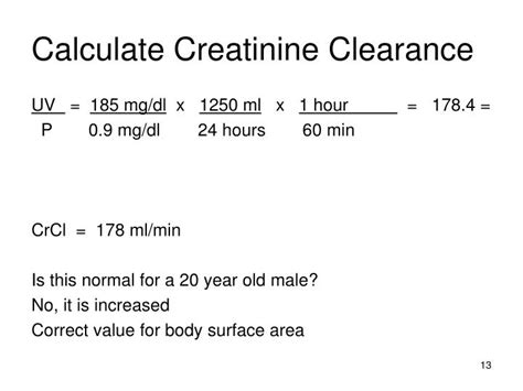 calculated creatinine clearance mdcalc