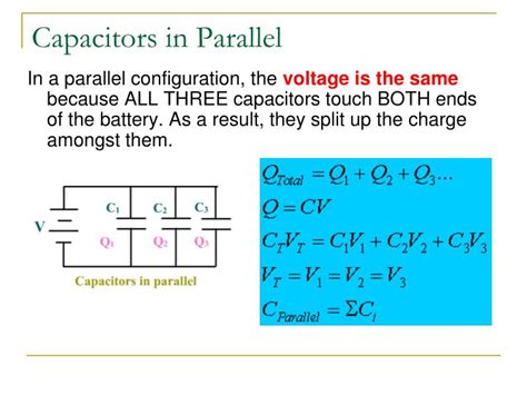 Calculating Charge On Capacitors In Series And Parallel